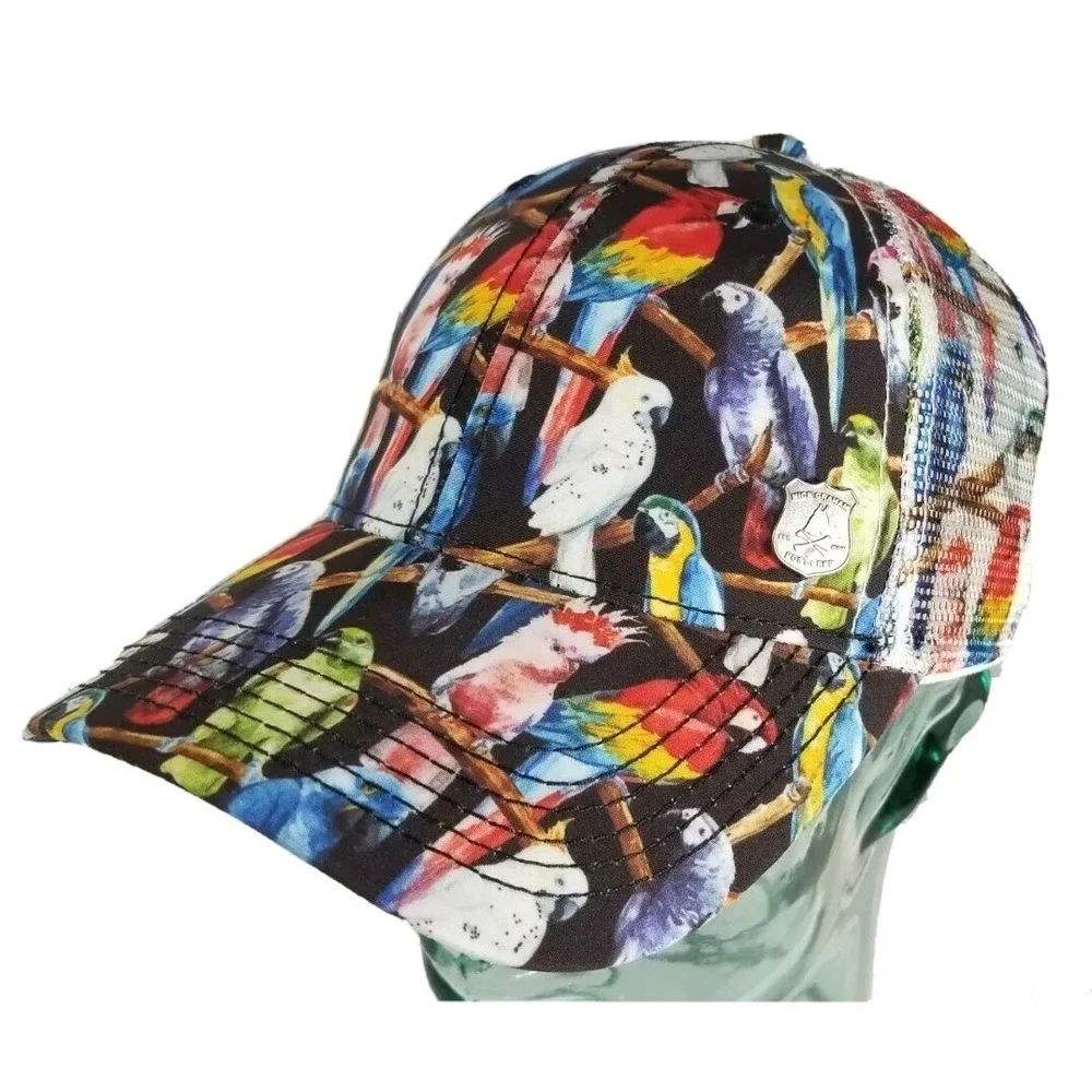 Nick Graham Trucker Parrot Head‎ (Buffet Margaritaville Style) Baseball Cap Hat